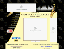 Tablet Screenshot of garygoldmusic.com